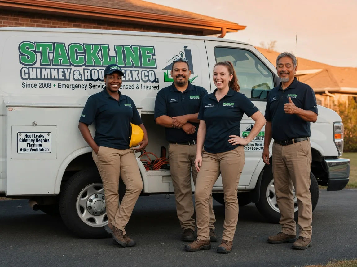 Chimney flashing repair company in Cornland, IL